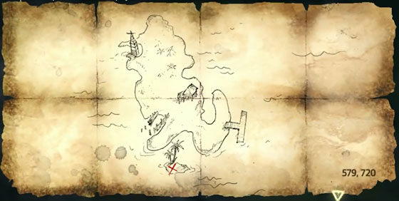 Карты сокровищ и зарытые сундуки в Assassin’s Creed 4 Black Flag