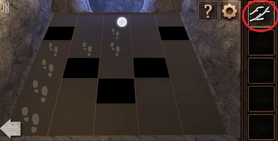 Проверяем проход с помощью сучьев