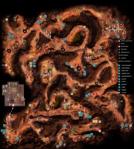 Карта Каньон Титана