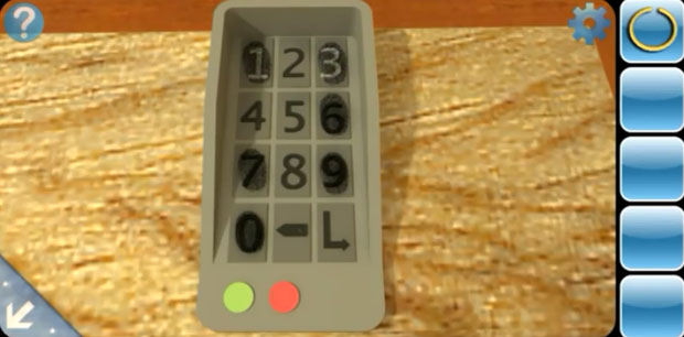 Видно на какие кнопки нажимали