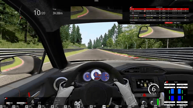 Многопользовательский режим в Assetto Corsa